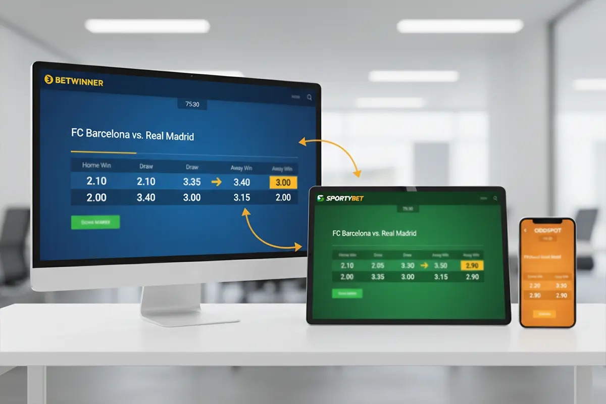 Vergelijking van odds op verschillende platforms