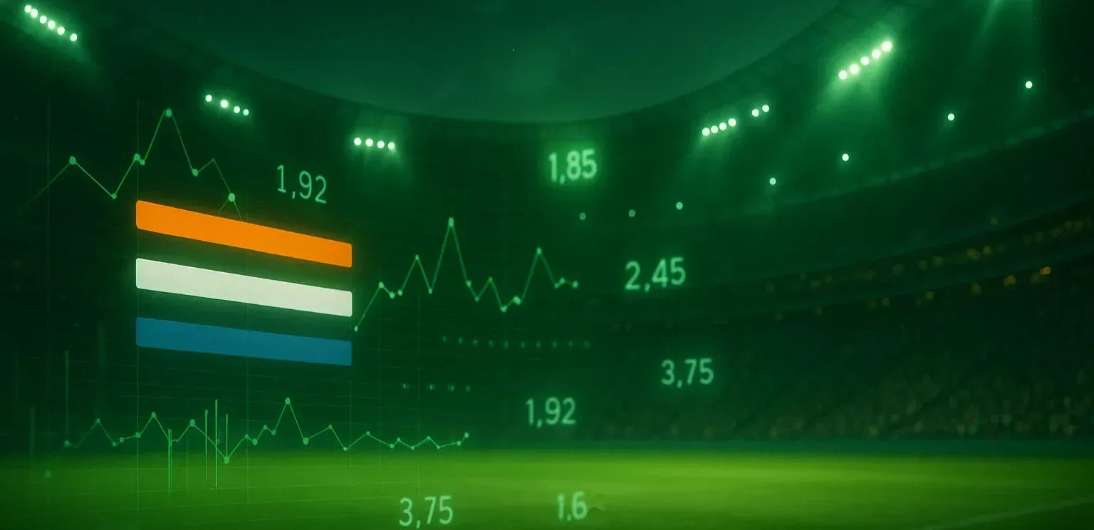 Moderne stadionatmosfeer met digitale sportweddenschappen visualisatie - gids voor Nederlandse bookmakers