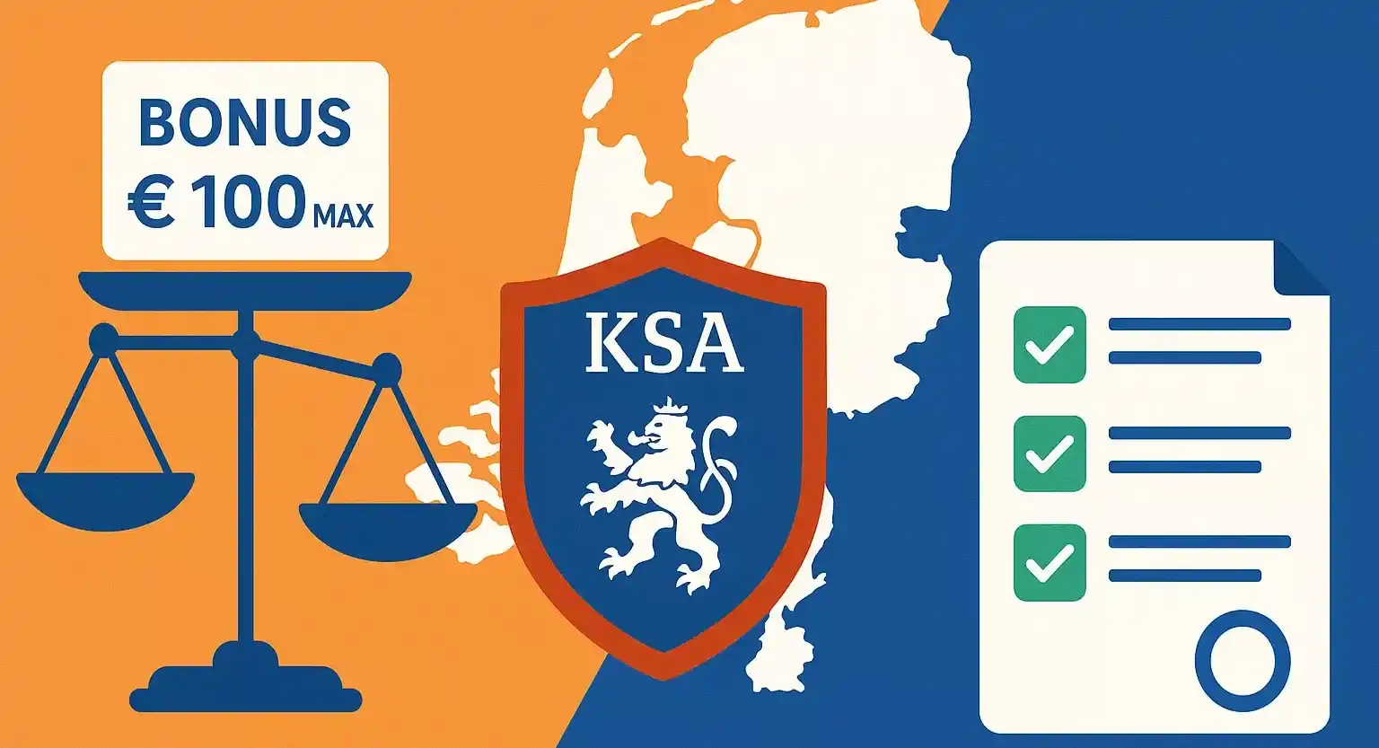 Nederlandse gokmarkt met KSA regulering en bonusvoorwaarden